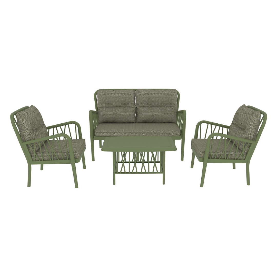 Solo Bahçe Balkon Oturma Grubu 2+1+1